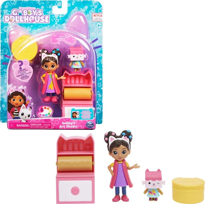 Spinmaster Gabby' Poppenhuis Knutsel Speelset met Gabby & Baby Kitty