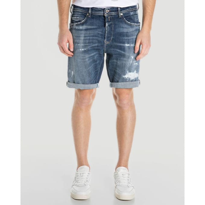 Replay Ma981q.000.141860r Korte Jeans Blauw 29 Man
