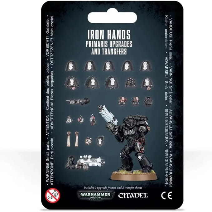 46-delig beeldje Games Workshop Warhammer 40k - Iron Hands Primaris Upgrades & Transfers