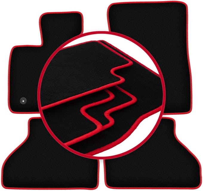 CARLUX-RED automatten voor: BMW X6 E71 SUV (2008-2014)