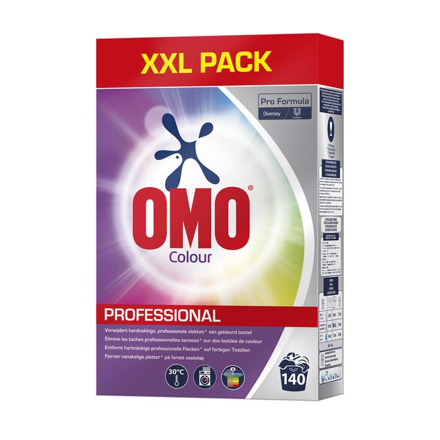 Omo Professional Wasmiddel Poeder Gekleurde Was 140 Wasbeurten Pro Formula 7 kg