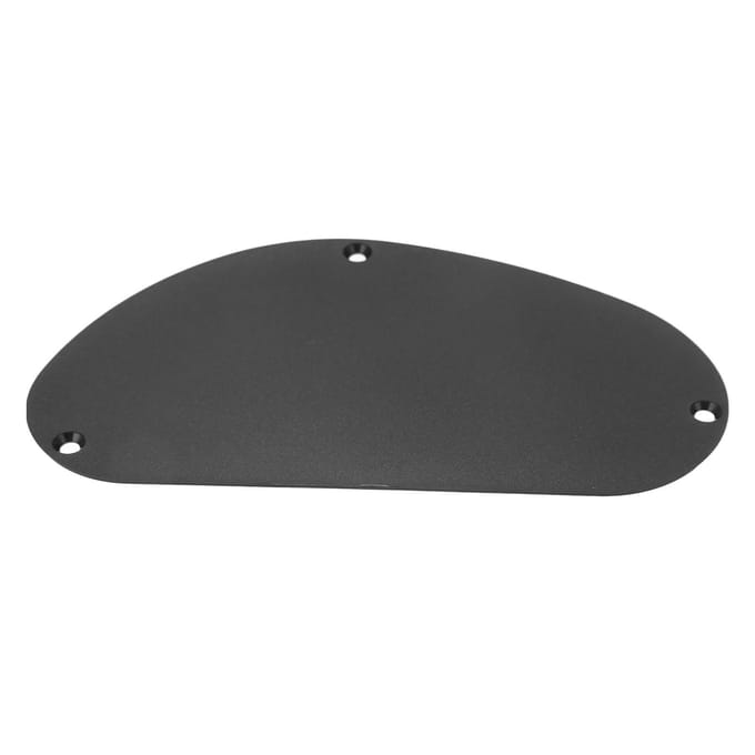 Cache arrière de guitare électrique Plaque de cavité en plastique Accessoire d'instrument Noir pour remplacement gray
