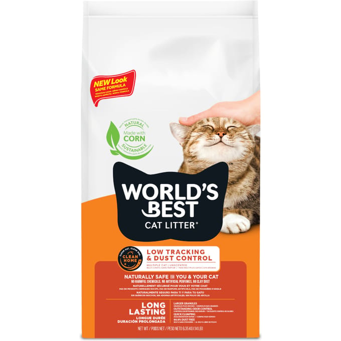 World's Best Cat Litter Kattenbakvulling Low Tracking & Dust Control 6,8 kg