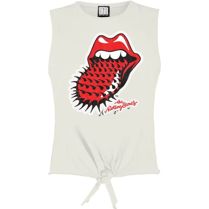 The Rolling Stones Top - Amplified Collection - 94/95 - S tot XL - voor Vrouwen - wit