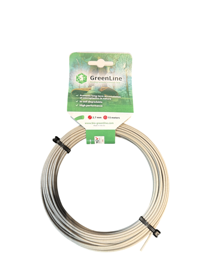 GreenLine biologisch maaidraad 2,7 mm 15 m – Extra sterk trimmerdraad