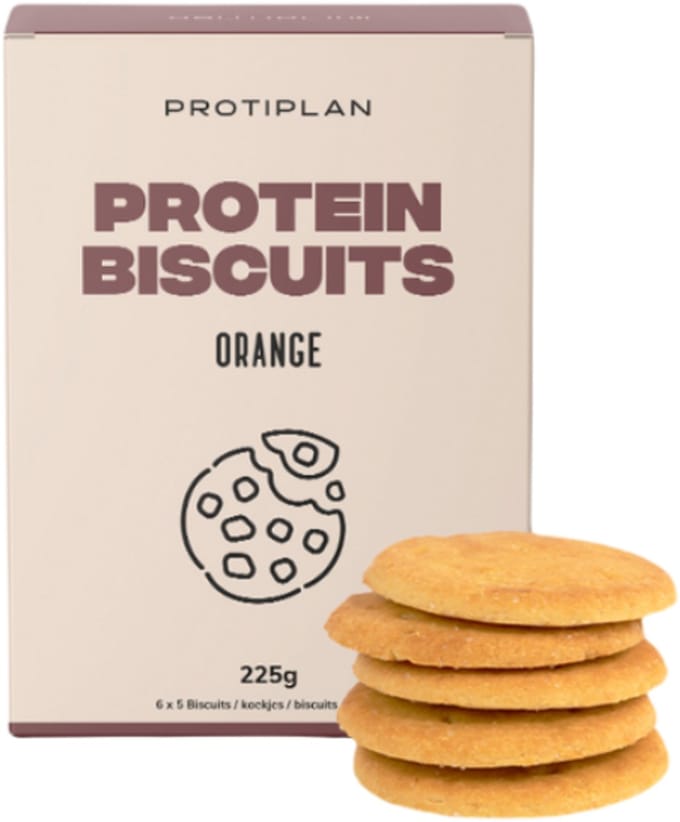 Protiplan - Protein Biscuit Sinaasappel - 30 x 7,5 g - Low carb cake - Eiwitrijk