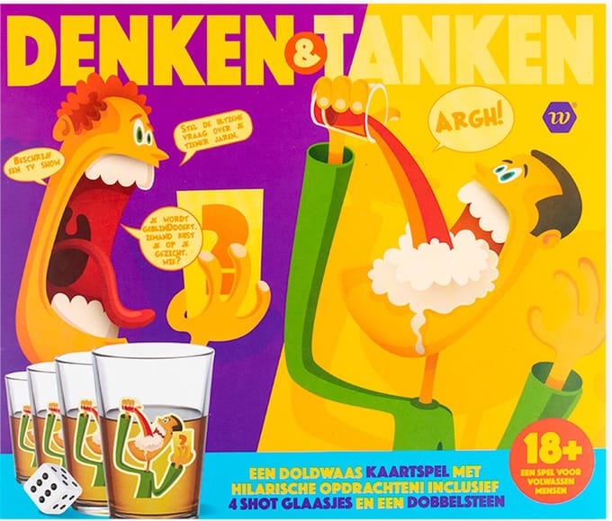 Denken & Tanken kaartspel - Drankspel - Alcohol - Drinkspel