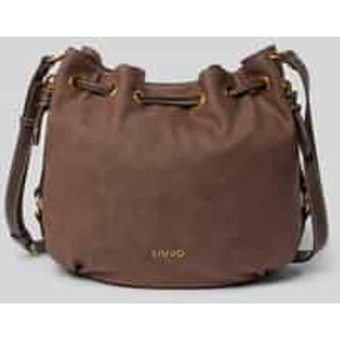 LIU JO schoudertas Ginesa Bucket Mocha donkerbruin