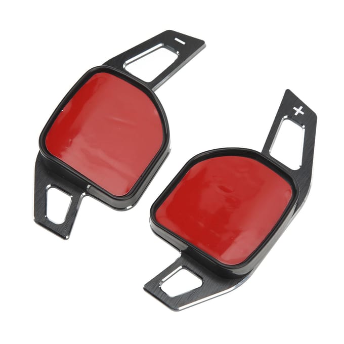 Aluminiumlegering Schakelpaddle Verlenging voor A3 S3 8V A4 S4 A5 S5 B8.5 A6 S6 A7 S7 C7 Q5 Q7 zwart