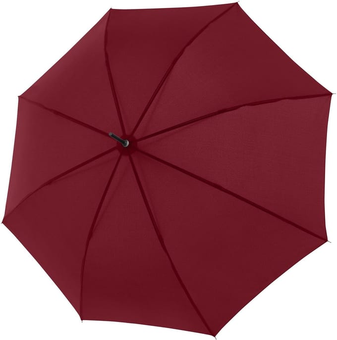 Doppler Bristol Stok paraplu 87 cm - 103cm Diameter - solid wine red