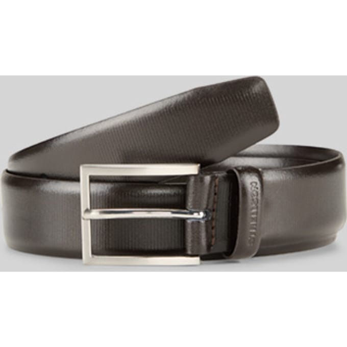 Strellson Riem Leer - Jongens - 85 cm - dark brown