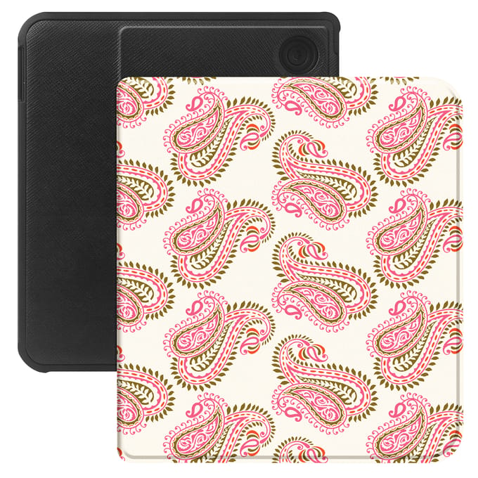 Selencia Vivid Bookcase voor de Kobo Libra Colour / Libra 2 - Paisley Blush