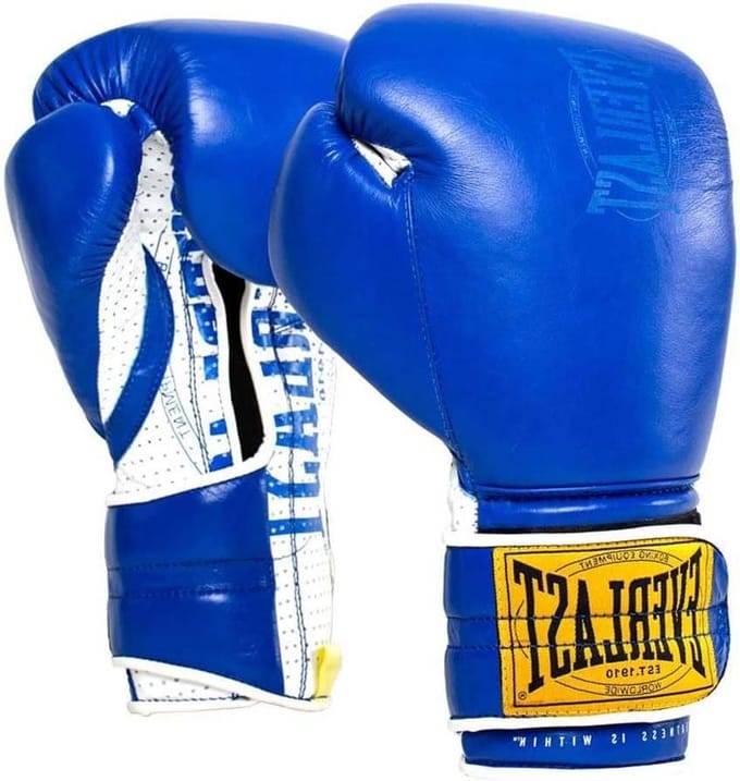 Bokshandschoenen - Vechthandschoenen Training - Sport Training - Kunstleer - 14 oz - Blauw