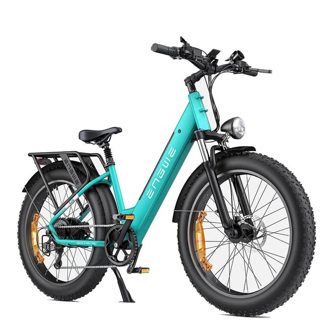 ENGWE E26 ST Dual Suspension All-Terrain E-bike 250W,48V 16AH blauw