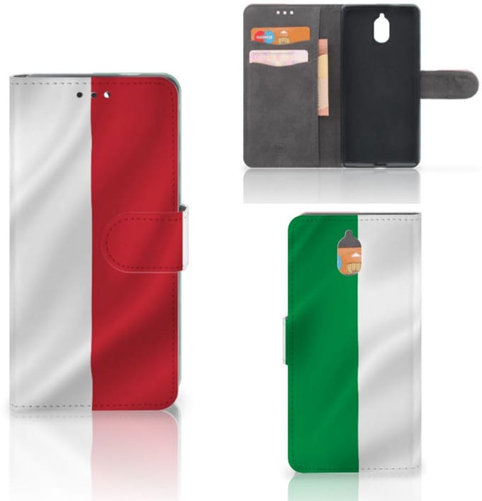 Nokia 3.1 (2018) Bookstyle Case Italië