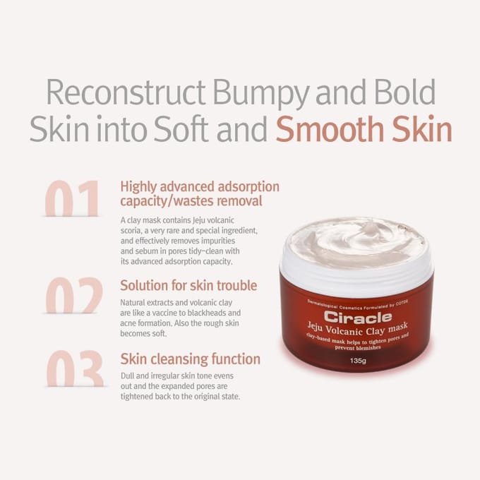 Ciracle - Jeju Volcanic Clay Mask - 135g