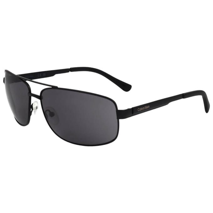 Calvin Klein Rechthoek Mens Semi Mat Zwart Grijs CK22123S