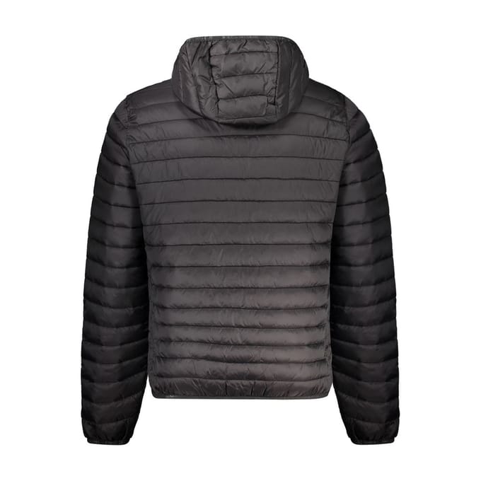 Gequiltede Hooded Jacket Model Zwart