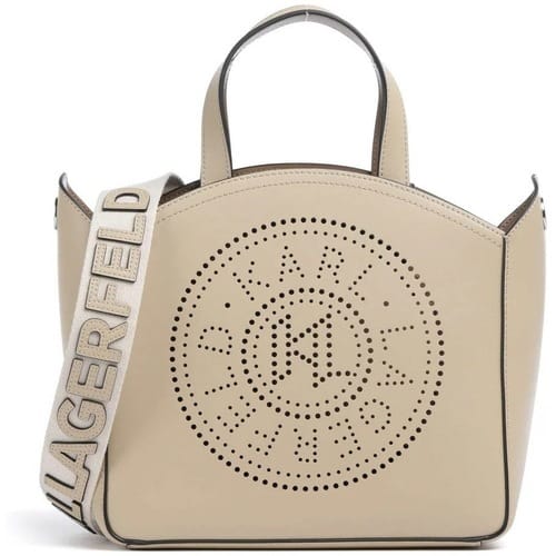 KARL LAGERFELD K CIRCLE SM TOTE PERFORATE Beige N/A EU