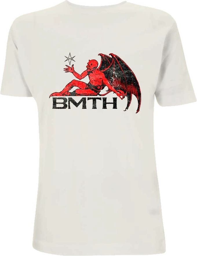 Bring Me The Horizon - Devil Heren T-shirt - L - Creme