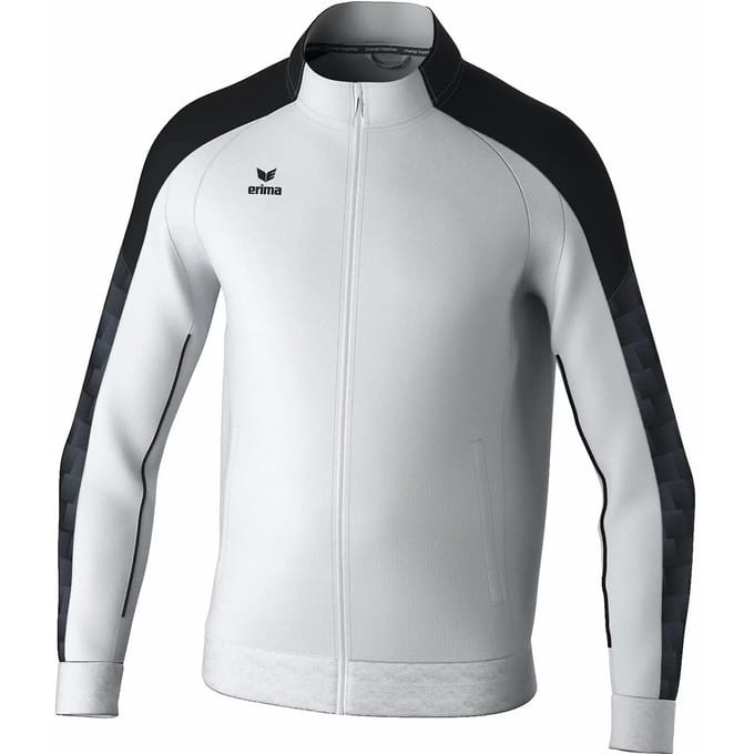Erima Evo Star Trainingsjack Heren - Wit / Zwart | Maat: XL