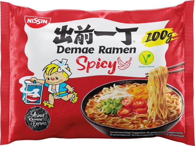 Nissin Demae Ramen Instant Noedels Hete 30 x 100 g
