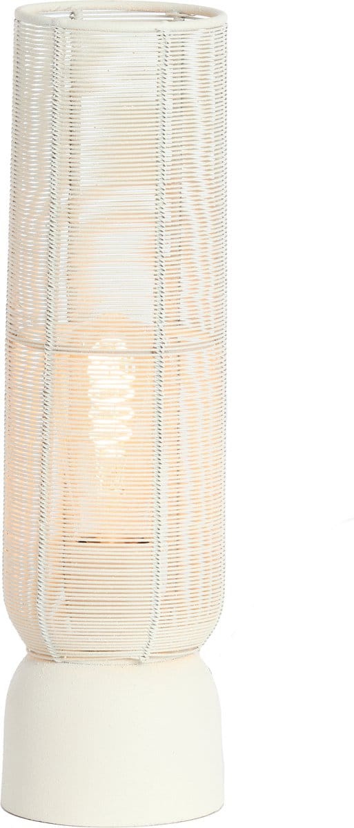 Light & Living Tafellamp Lezuza 40cm - Crème