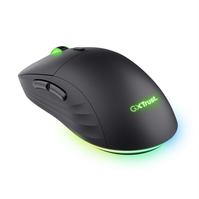 Trust GXT 927 Redex+ muis gamen rechtshandig RF draadloos + USB Type-A Laser 25600 DPI