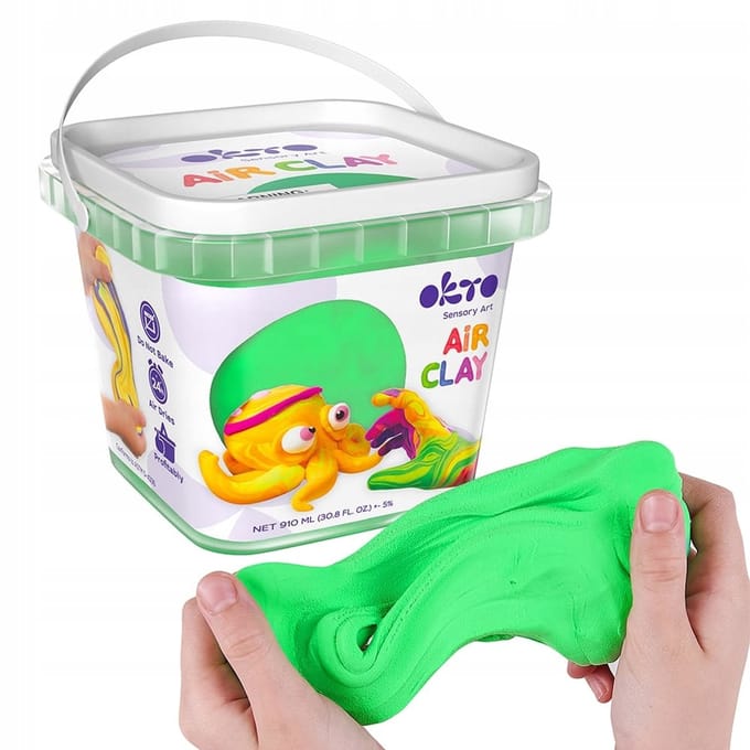 Okto Klei Massa Groen 910ml - Creatief Speelgoed voor Kinderen
