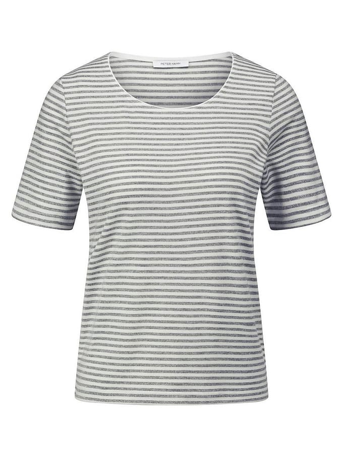Shirt ronde hals Van Peter Hahn wit