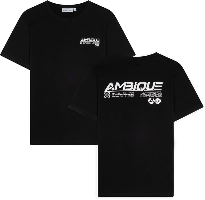 AMBIQUE - Tommy T-Shirt - 101 Black - Maat 146/152