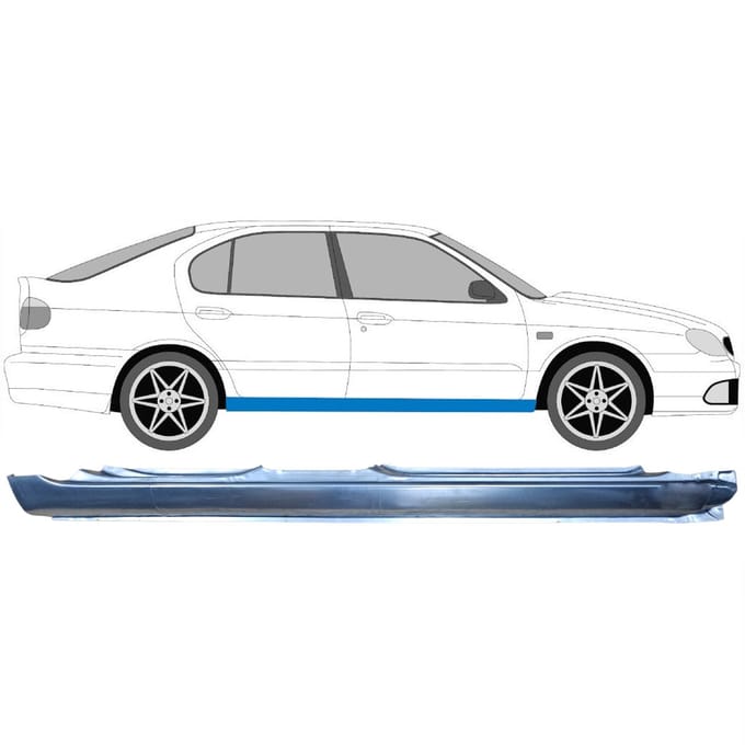 Volledige dorpel voor Nissan Primera P11 1996-2001 / Rechts