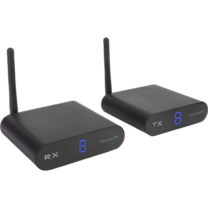 Kit Transmetteur Récepteur AV Sans Fil Plug and Play Adaptateur Convertisseur Extenseur TV Type 2