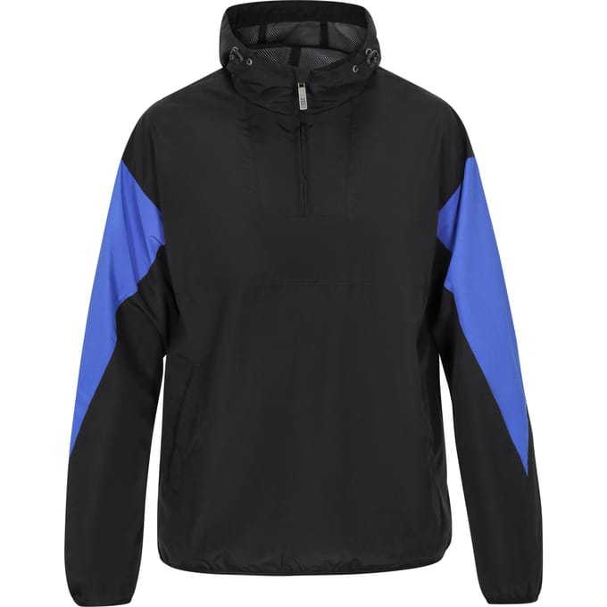 Mo Blouson Heren Zwart koningsblauw colorblock