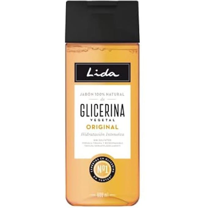 Vloeibare zeep - Lida - 600 ml - 100% natuurlijke glycerine - Parabenen vrij - Hydraterend