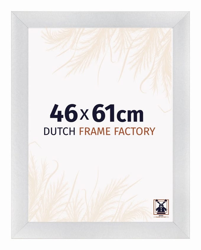 Fotolijst 46x61 cm - MDF - Zilver Mat - Praag