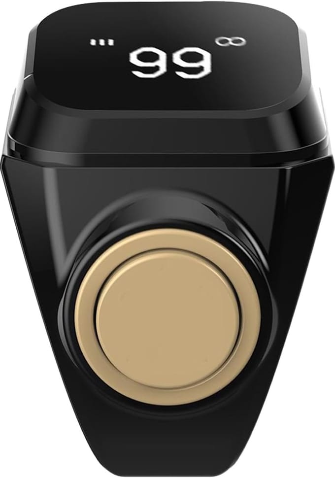 Digitale Vinger Teller - Lap Tracker - Activiteit Registreren - LED Display - 18mm - Zwart