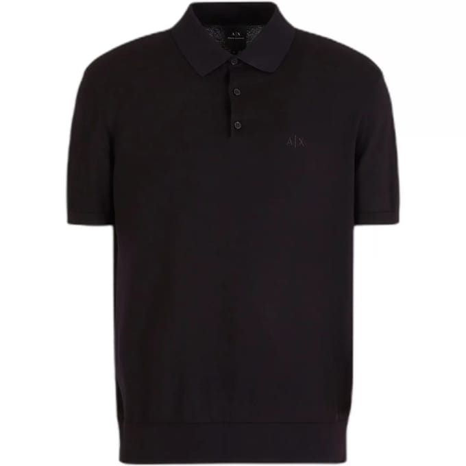 Polo piqué met contrasterende details Armani Exchange