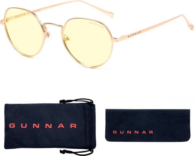 GUNNAR - Infinite Gaming Bril - Computerbril - Blauw Licht Bril - Blue Light Glasses 0.2 Sterkte Amber