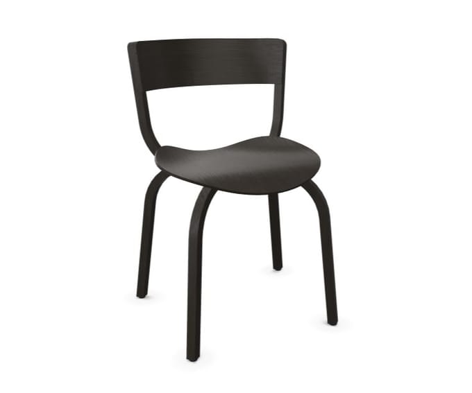 Thonet - 404 Stoel - zwart gebeitst