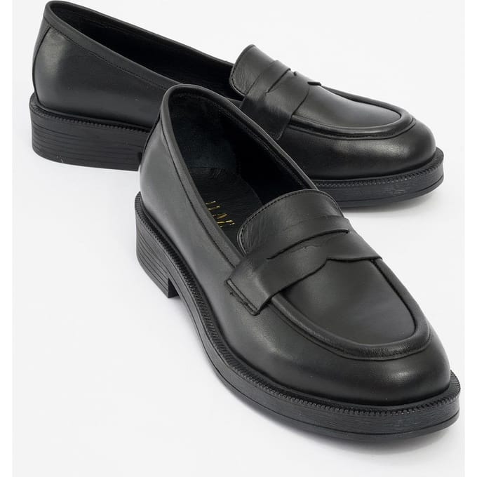Bree Platform Penny Leren Loafer