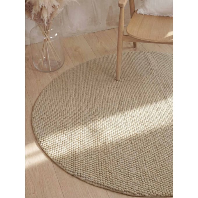 Ted Baker Richmond wollen vloerkleed rond Diana Beige - Rond 200 Ø - (L)