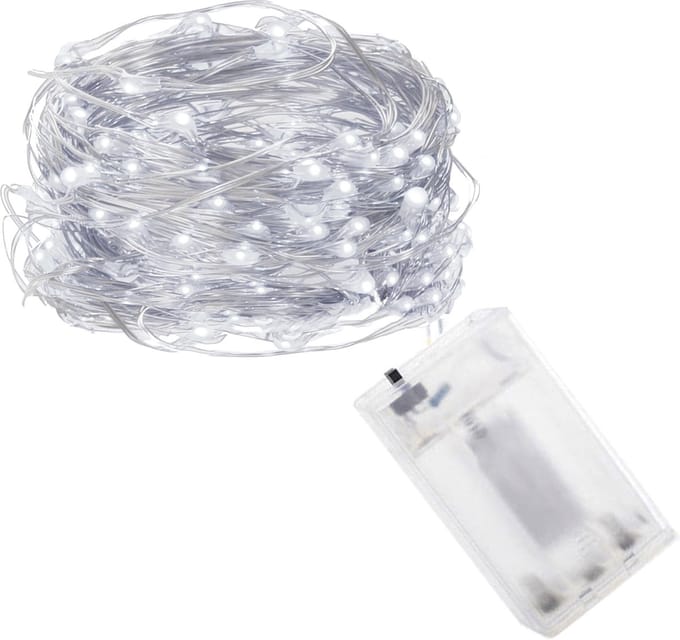 Springos Kerstverlichting | 9.9 m | Waterdicht | Op Batterij | LED-Verlichting | Wit