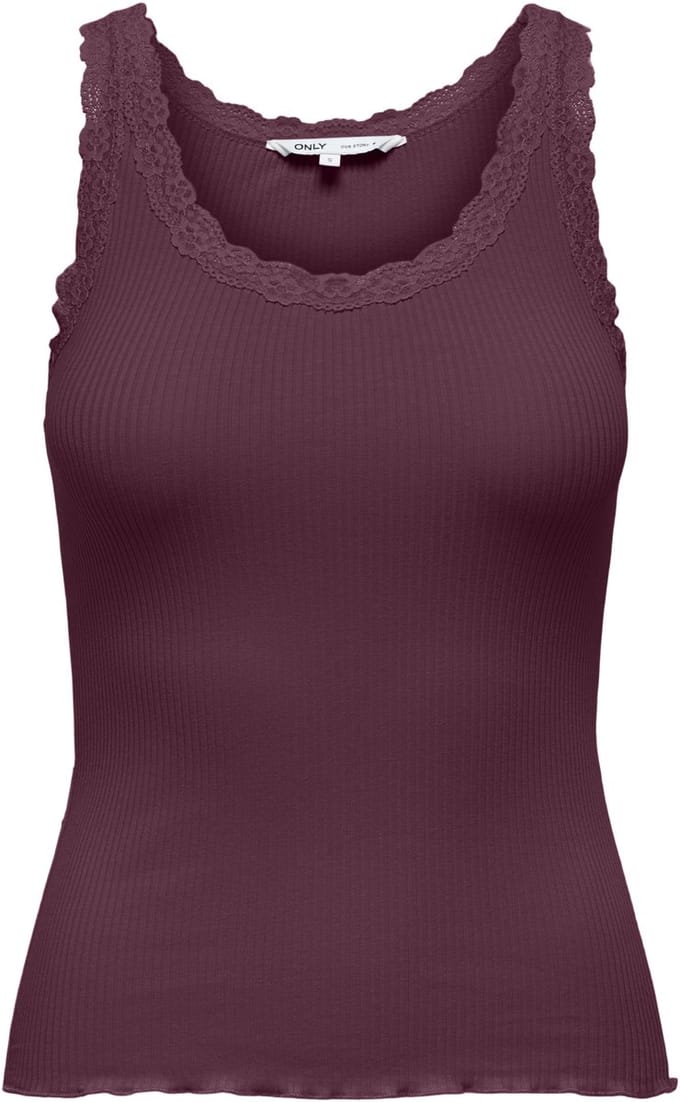 Slim fit tanktop van katoenmix model 'SARA SHARAI'