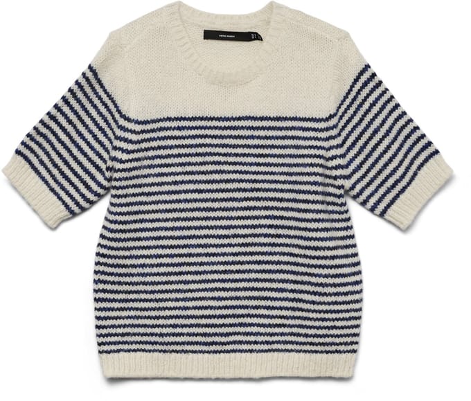 VERO MODA - VMRIVER 2/4 O-NECK PULLOVER BOO -Dames - Maat - S