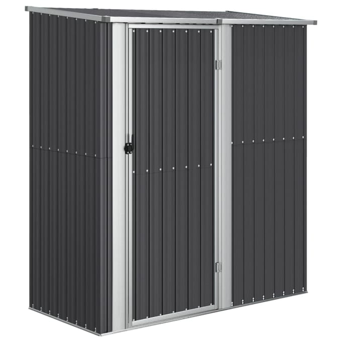 vidaXL - Tuinschuur - 180,5x97x209,5 - cm - gegalvaniseerd - staal - antraciet