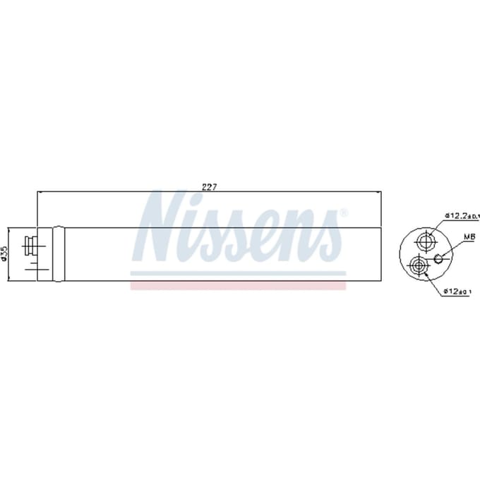 Droger, airconditioningsysteem NISSENS 95453