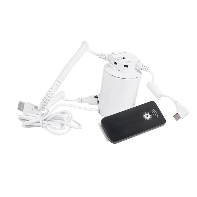Mobiele Telefoon Anti-diefstal Display Alarm Mobiele Telefoon Standaard Winkelhouder Type C Interface white
