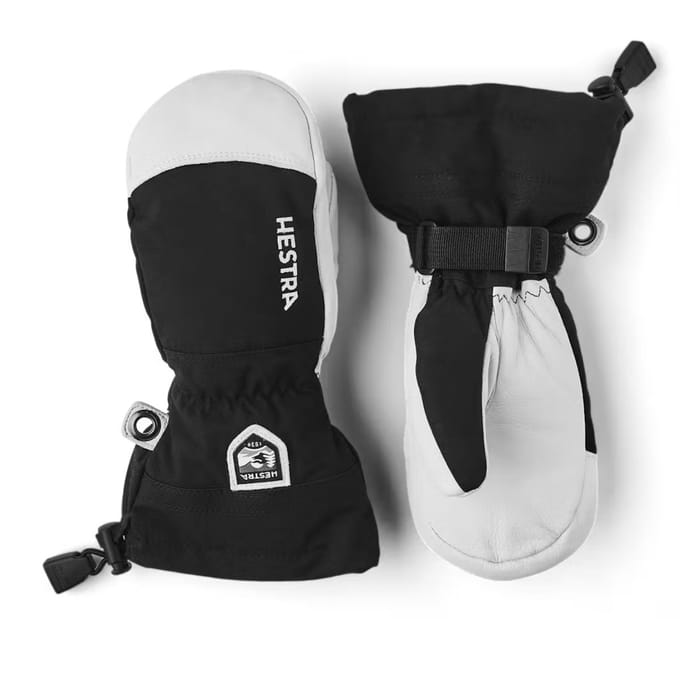 Hestra Army Leather Heli skihandschoenen, junior, zwart