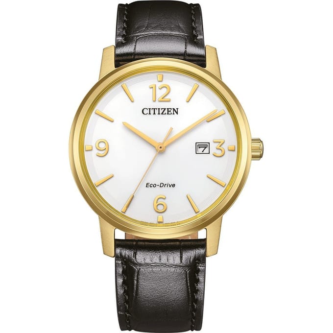 Citizen BM6756-01A Horloge - Leer - Zwart - Ø 40 mm